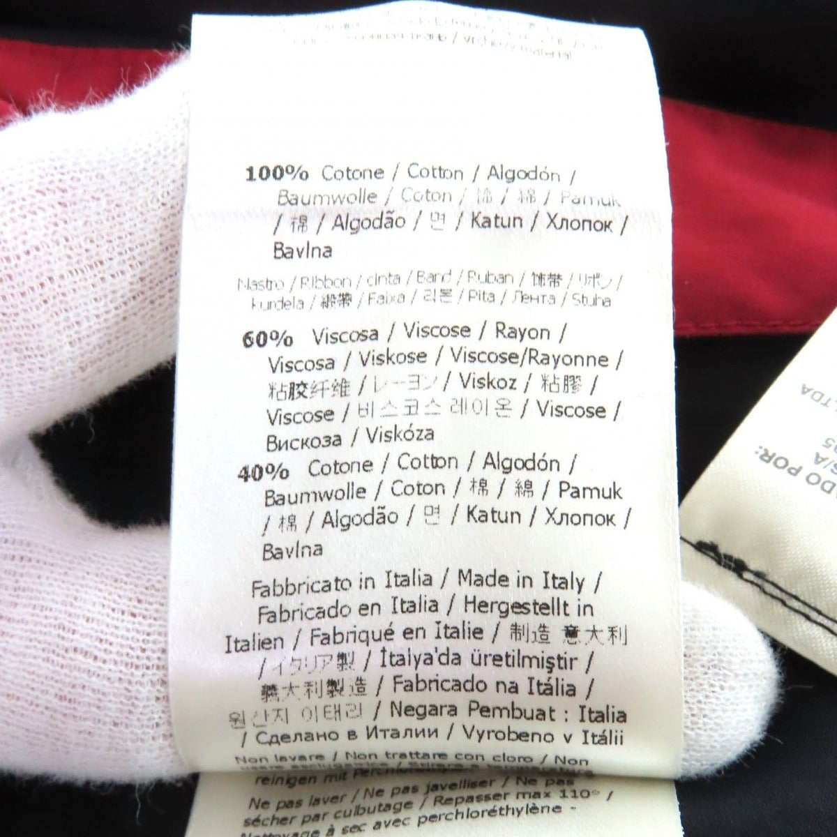 Fendi Cotton Ribbon Pleated Dress — view 7