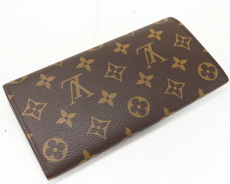 Louis Vuitton Zipper Long Wallet With Coin Purse Monogram Rose Ballerine