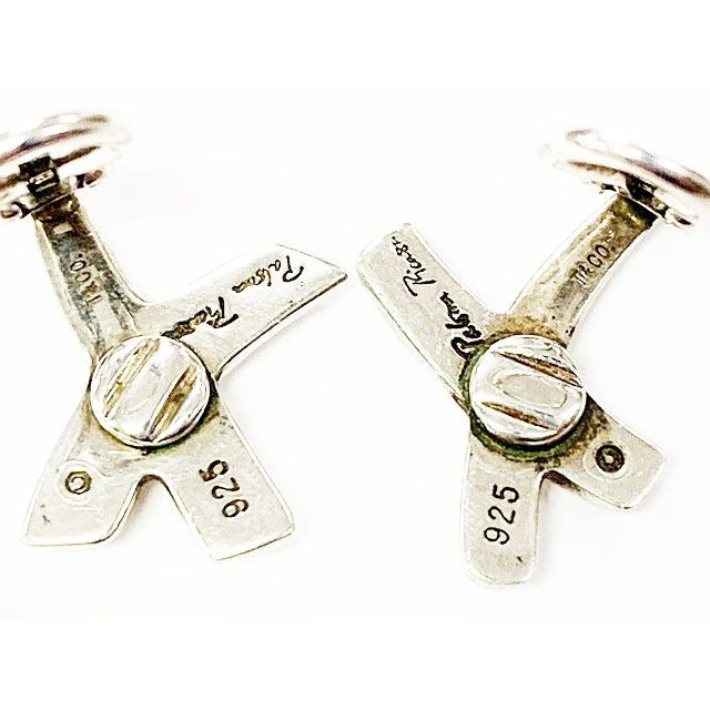 Tiffany & Co Graffiti Earrings Silver Aa — view 3