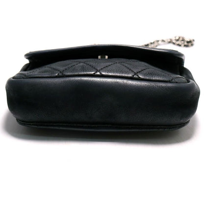 Chanel Quilted Leather Chain Shoulder Bag Pouch — view 3