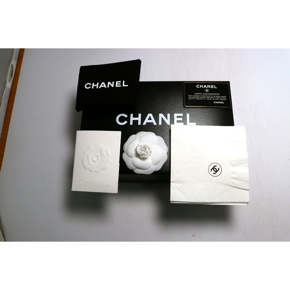 Chanel Quilted Leather Chain Shoulder Bag Pouch — view 8