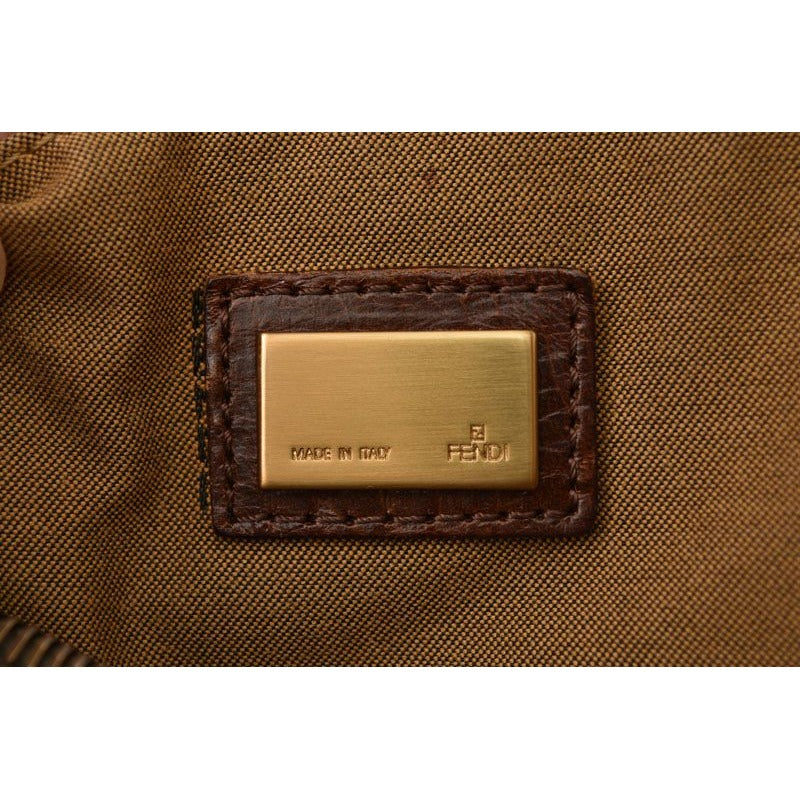 Fendi Bag Mini Boston Zucca Pattern 8 Bl068 Khaki Brown — view 13