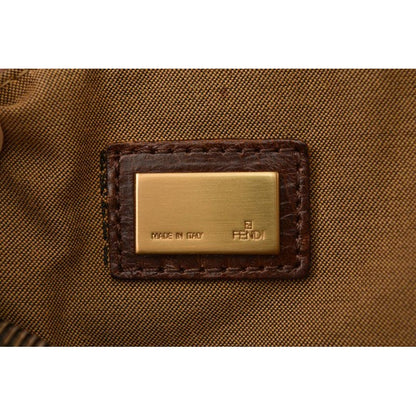 Fendi Bag Mini Boston Zucca Pattern 8 Bl068 Khaki Brown — view 13
