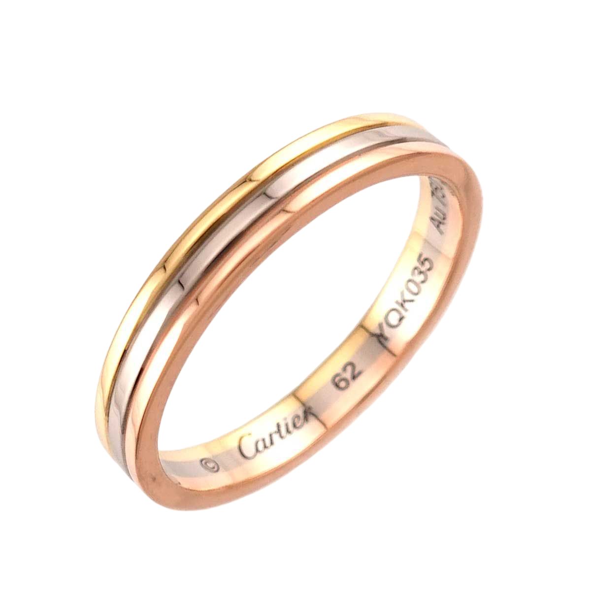 Cartier Vendome 62 Ring 18k YG WG PG Suri Gold 750