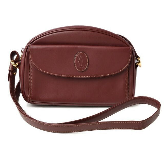 Cartier Shoulder Bag Crossbody 2-Way Must Line Mini Vintage