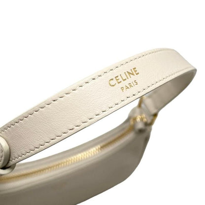 Celine Handbag Smooth Calfskin Mini Bag Beige Gold Hardware Celine