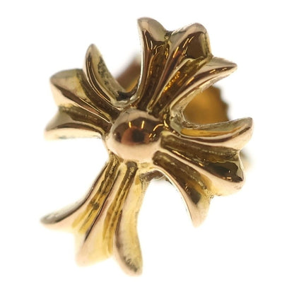 Chrome Hearts 22k No2 CH Crs 22k CH Cross Stud Earrings Gold