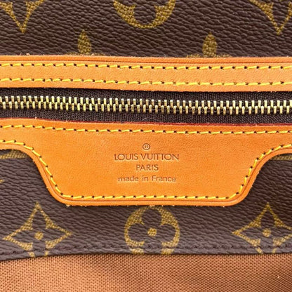 Louis Vuitton Sac Shopping Monogram Leather X PVC Brown Tote Bag Gold M51108