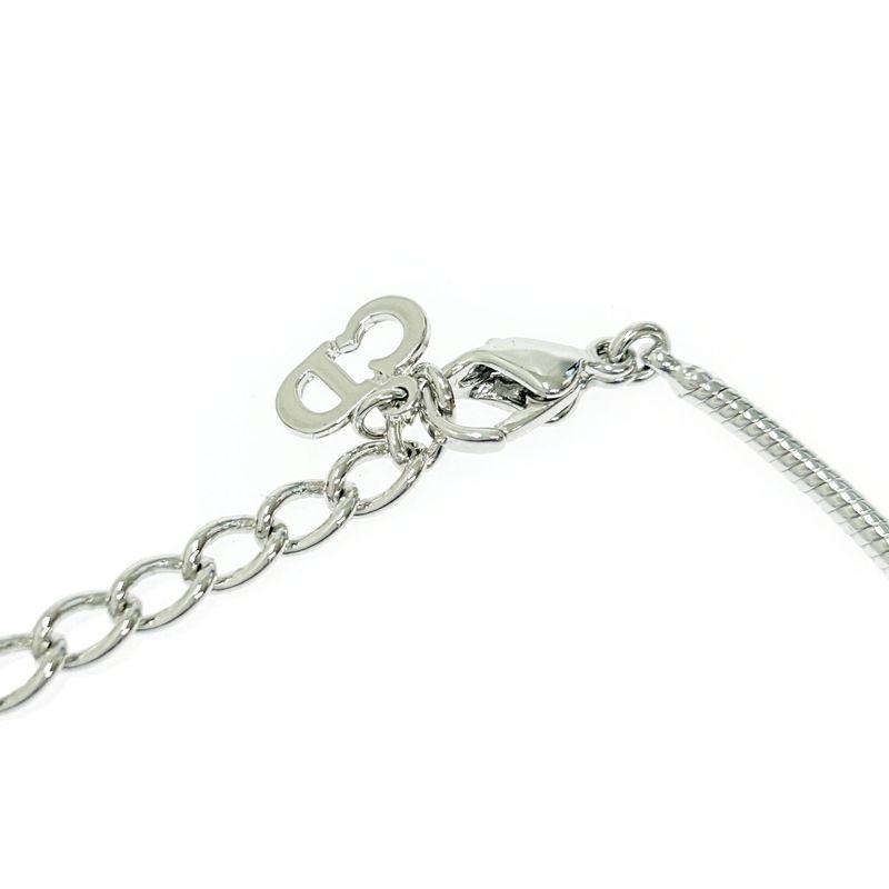 Christian Dior Metal Dior Logo Bracelet Ladies Silver 350148 Bracelet