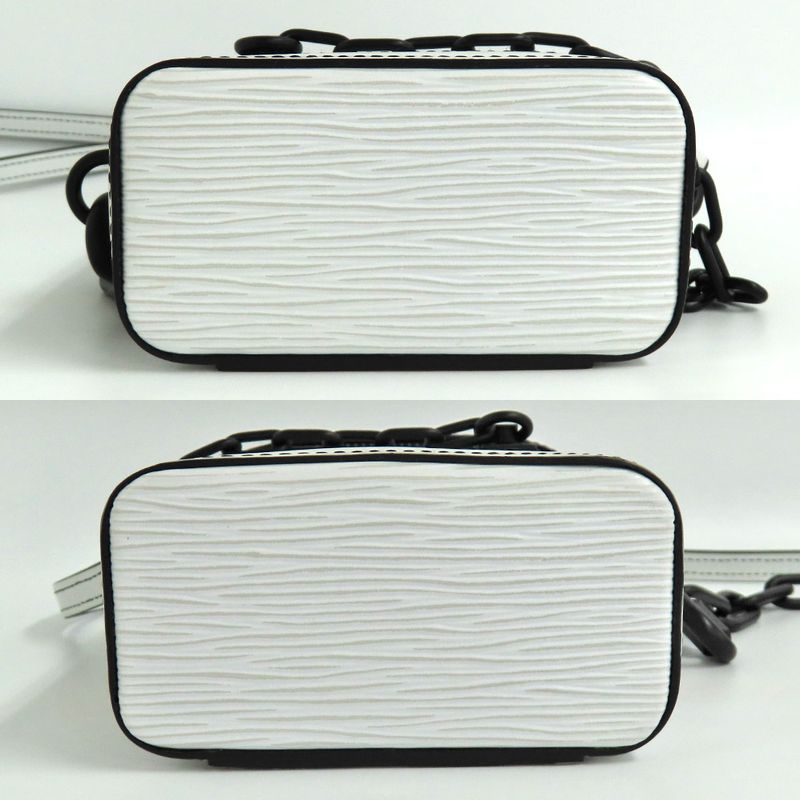 Louis Vuitton Phone Box M68791 Epi Bron White Shoulder Bag Black
