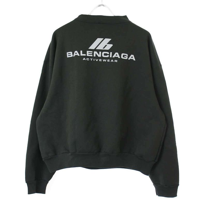Balenciaga Activewear Logo Sweatshirt Reflector Logo Sweatshirt 697869 Tqvt8