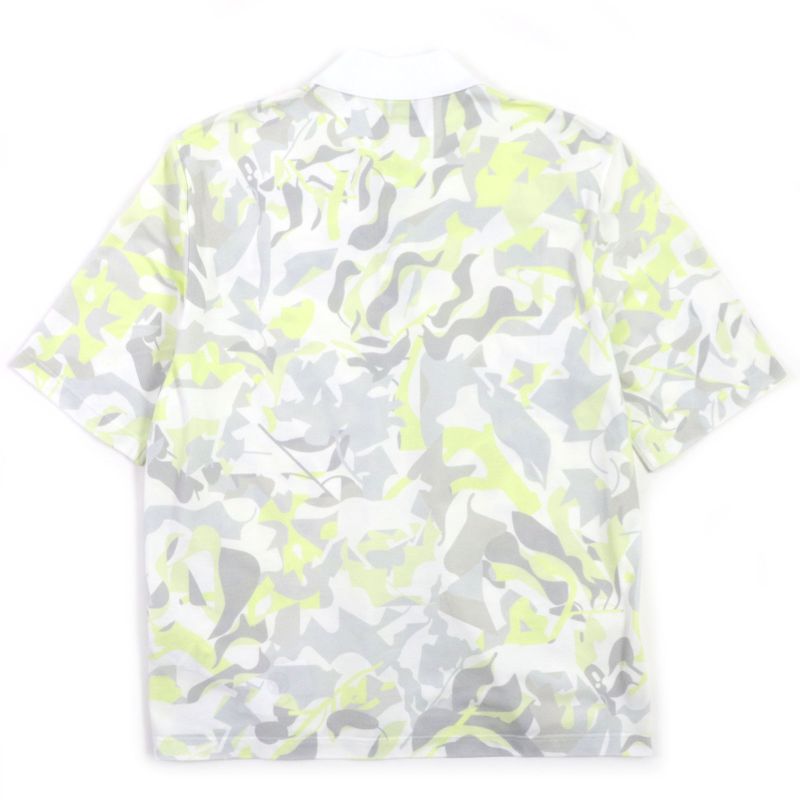 Hermes 23SS Panel Vegetal 100% Cotton Deer Fabric Total Short Sleeve Short