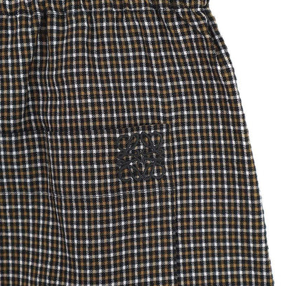 Loewe Paula's Ibiza Loewe Paula's Ibiza 25ss Micro Check Cotton Linen Draw String