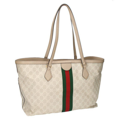 Gucci 631685 GG Supreme PVC Coated Canvas Tote Bag Women