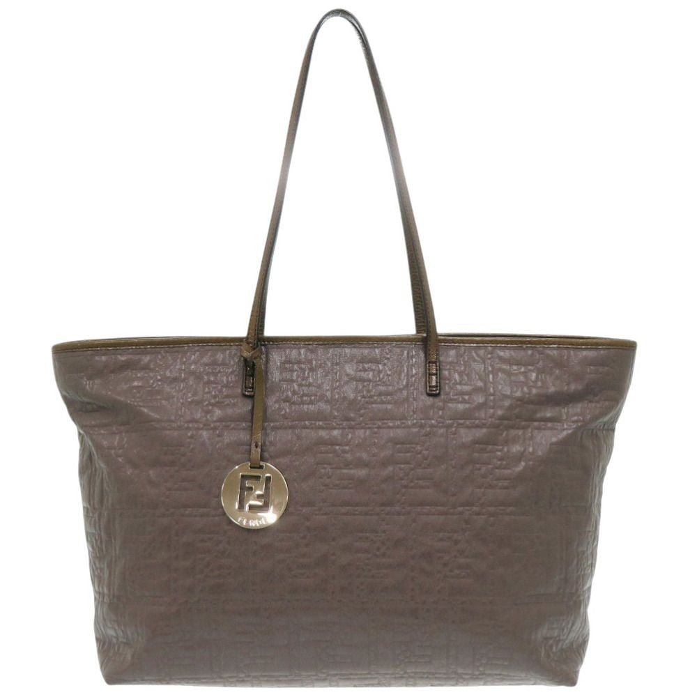 Fendi Canvas Brown Tote