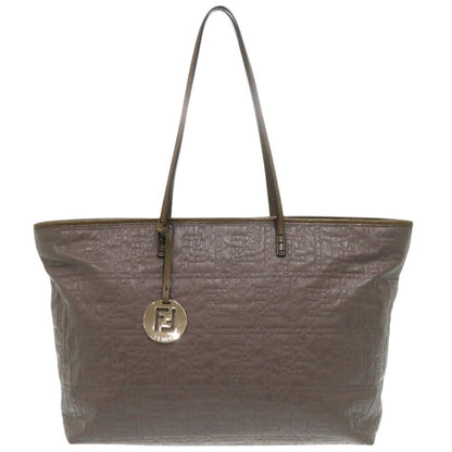 Fendi Canvas Brown Tote