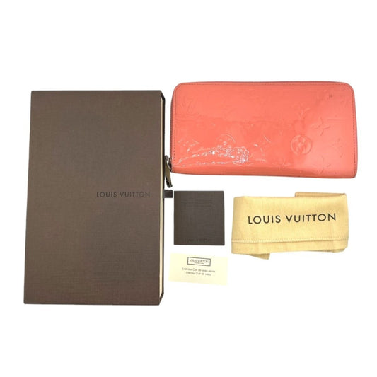 Louis Vuitton Vernis Round Zipper Zippy Wallet Long