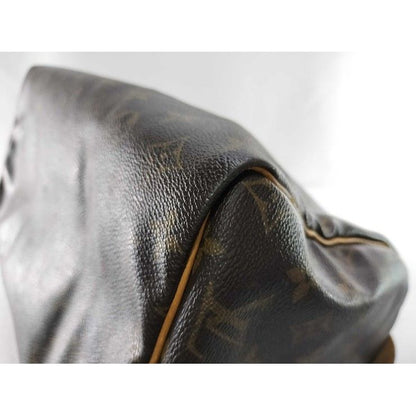 Louis Vuitton Handbag Speedy 35 Brown Monogram Canvas Mini — view 6