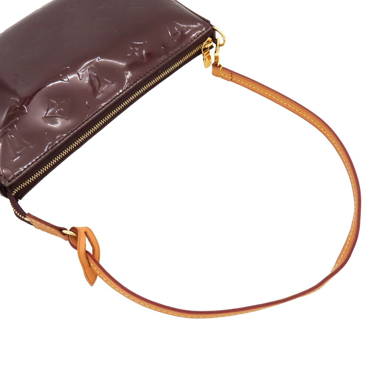 Louis Vuitton Pochette Accessoires Amarante Monogram Vernis Pouch — view 4