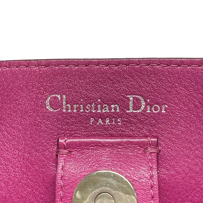 Dior/christian Dior Tote Bag Diorissimo Grey Beige Leather