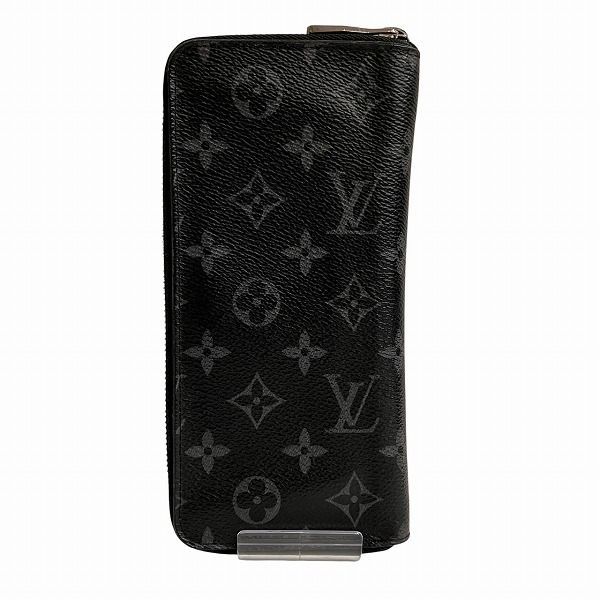 Louis Vuitton Monogram Eclipse Zippy Wallet Vertical M62295 Long Wallet For Men