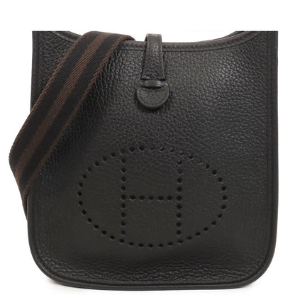 Hermes Evelyne Amazon TPM Black Gold Taurillon Shoulder Bag