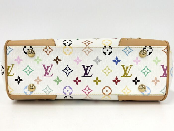 Louis Vuitton Beverly MM Handbag Monogram Multicolor Bronze M40203