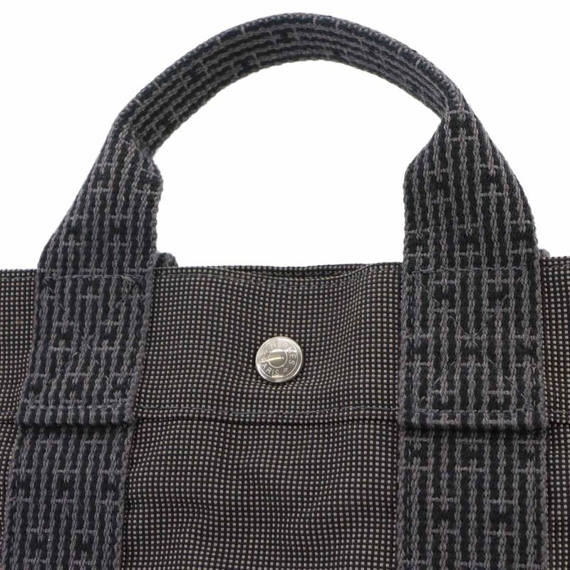 Hermes Her Line Sac Ad PM Backpack Sac Backpack Canvas Gray Her Line Ad PM