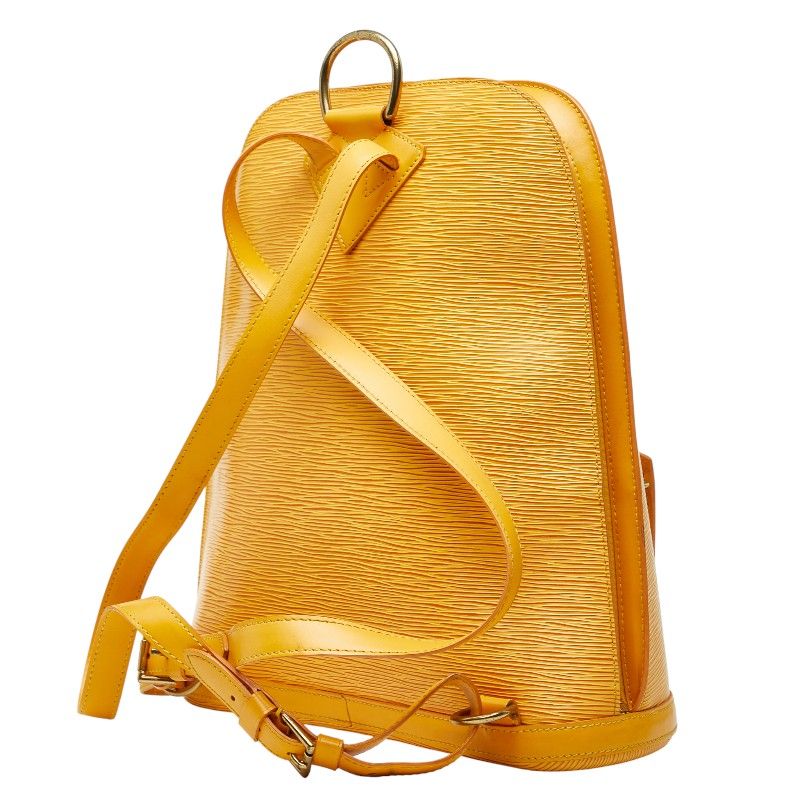 Louis Vuitton Epi Cobblen Backpack M52299 Tassili Yellow Leather Women Louis
