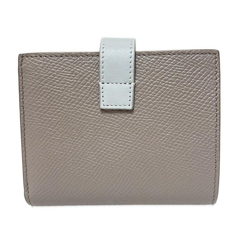 Celine Bifold Wallet Small Strap Wallet 10h263bru10pi Gray-beige And Light Blue