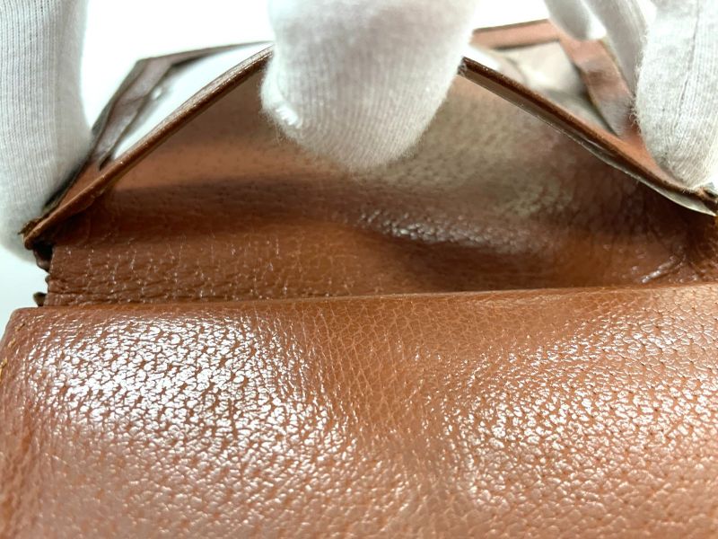 Louis Vuitton Monogram Portobier Identity Bifold Wallet Billfold Card Case Pass