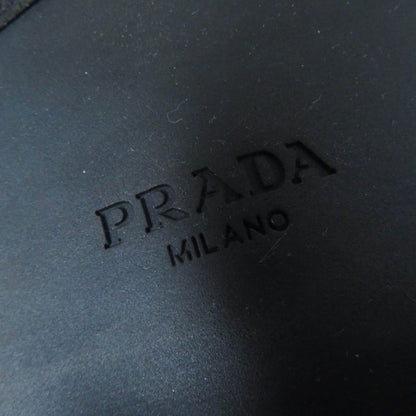 Prada 1e249n Lace-up Brushed Leather Shoes Black 36.5 With Box And Storage Bag