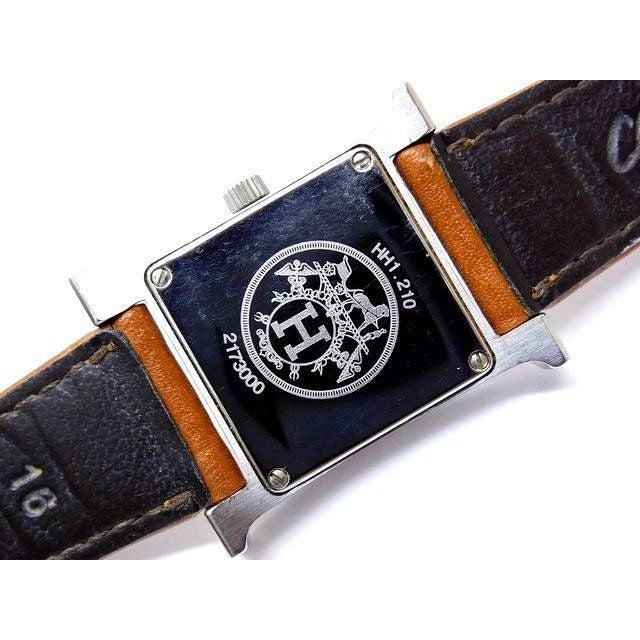 Hermes Watch Clock Stainless Steel Quartz 6K — view 3