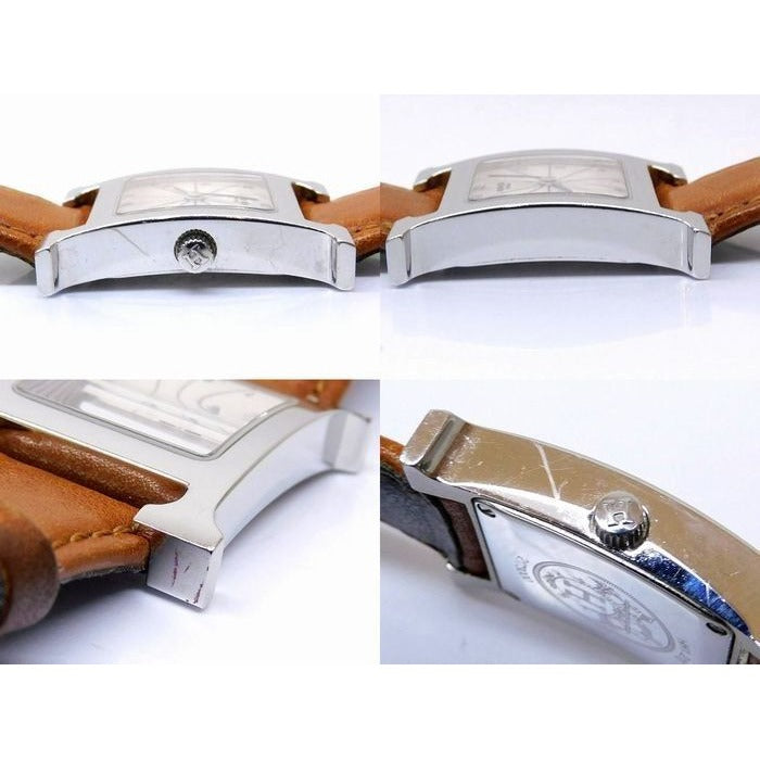 Hermes Watch Clock Stainless Steel Quartz 6K — view 4