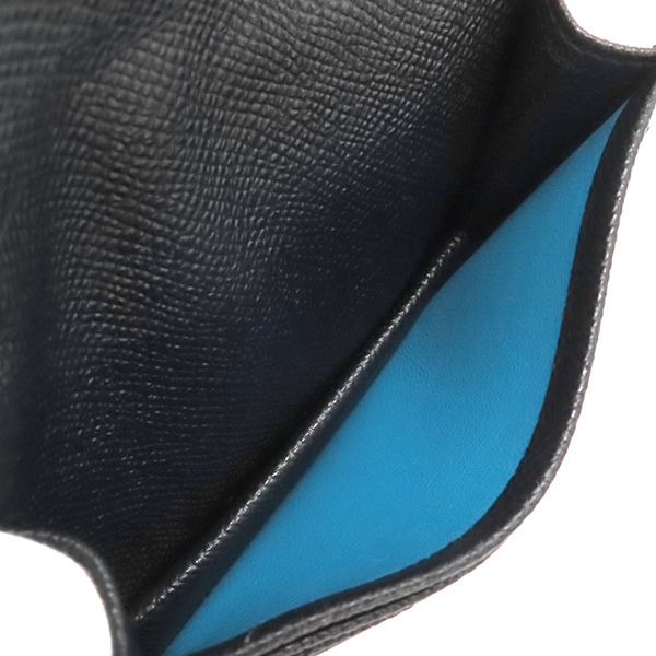 Bvlgari Card Case Bvlgari Man Leather Black Silver Hardware Black Card Holder