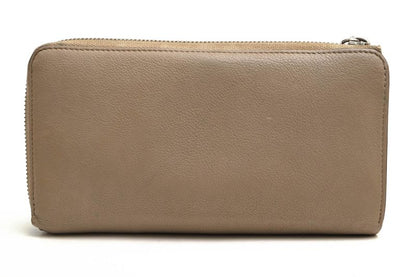 Louis Vuitton Long Wallet Ladies Women Leather Genuine Leather Beige M60147