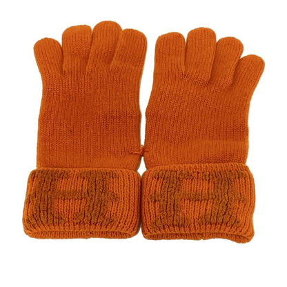 Hermes Gloves Women - Orange Cashmere