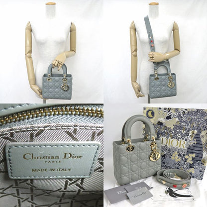 Dior Lady Dior Myabcdior Small M05380 String Gray Lamb Canage Shoulder