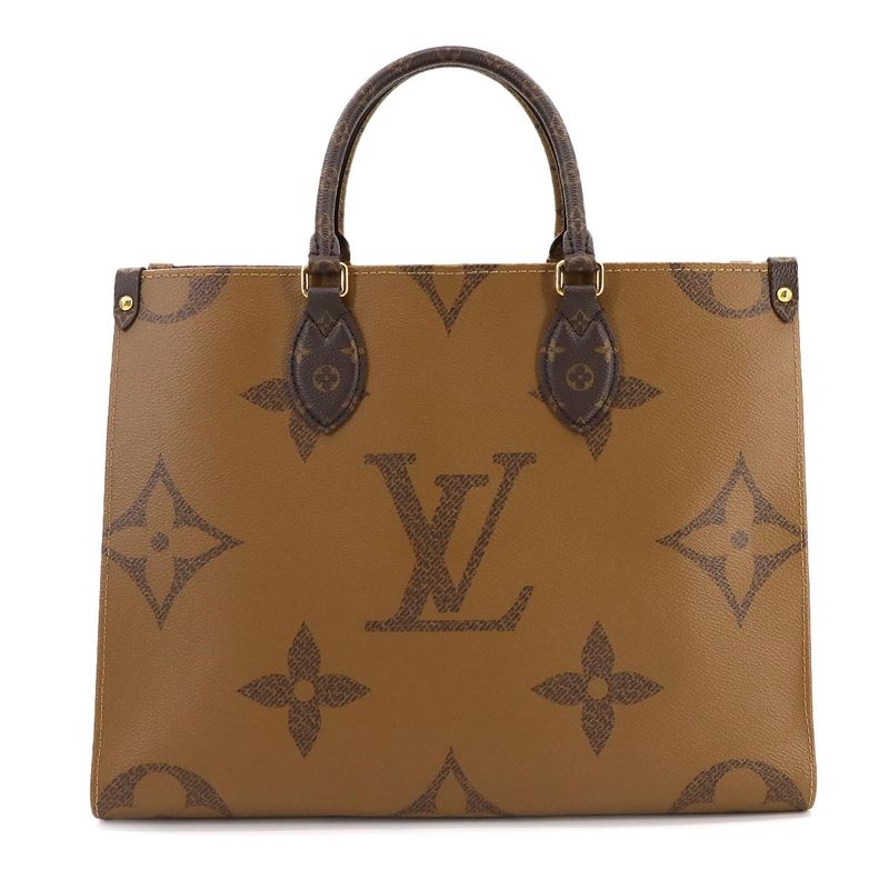Louis Vuitton Giant Monogram On-the-go MM 2-way Tote Shoulder Bag M45321 RFID