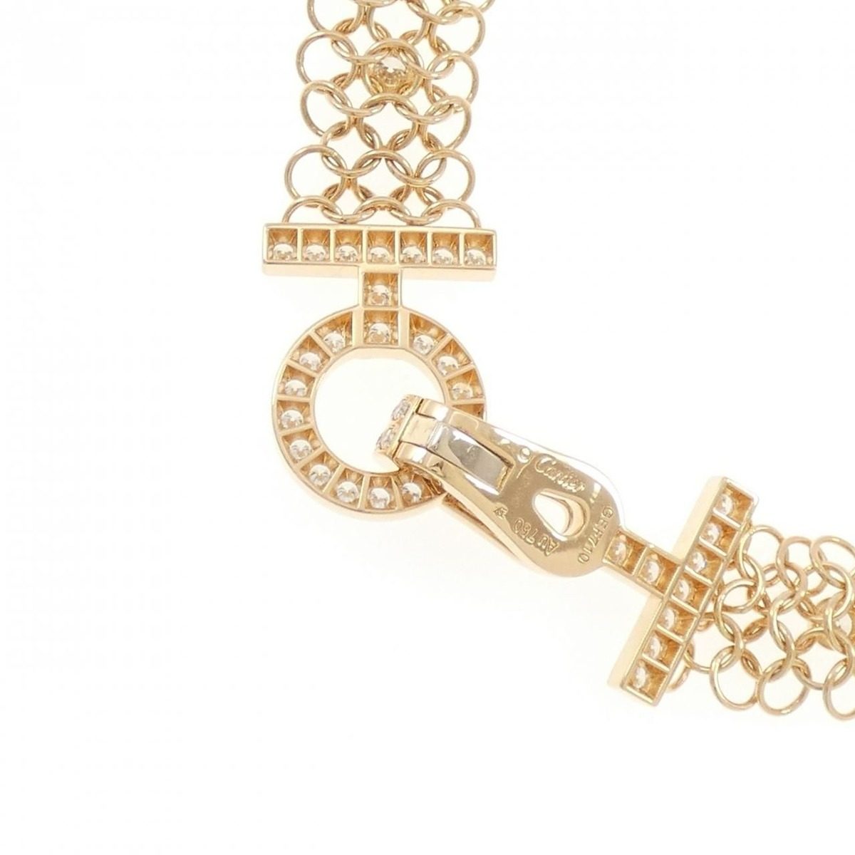 Cartier Diamond Necklace Pink — view 4