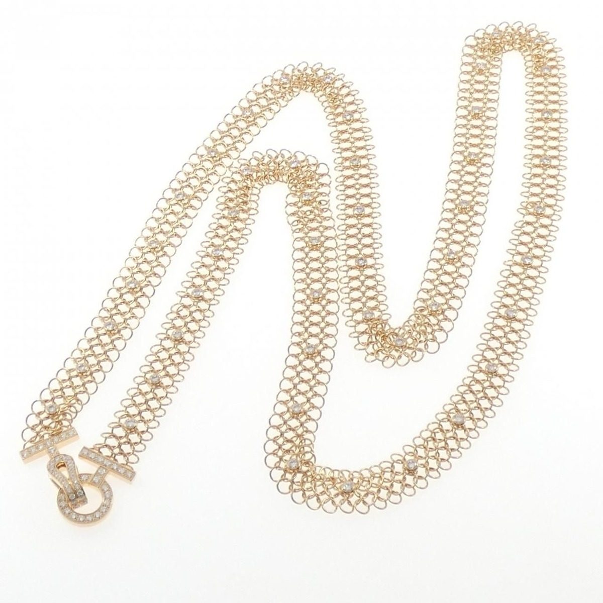 Cartier Diamond Necklace Pink — view 6