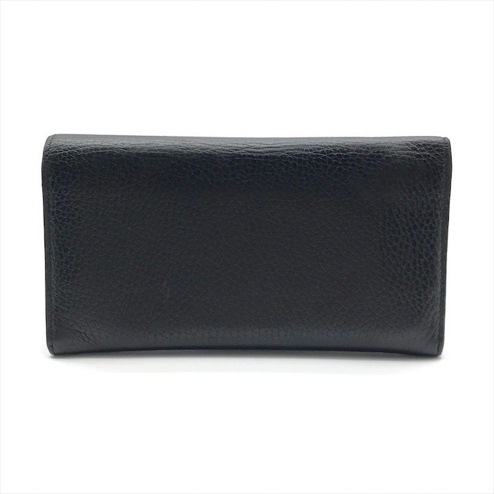 Gucci Inter Locking Leather Bifold Wallet Black