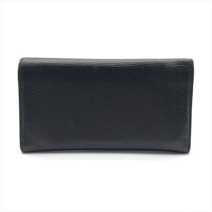 Gucci Inter Locking Leather Bifold Wallet Black