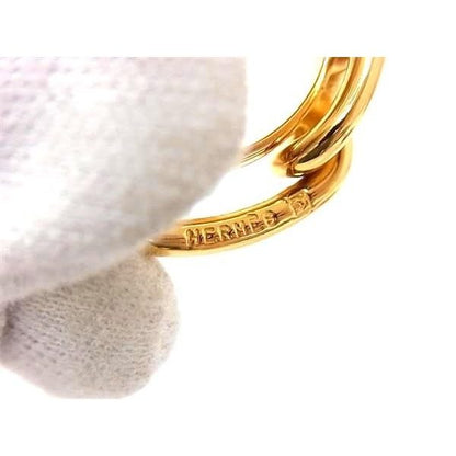 Hermes Chaine D'ancre Lucade Legato Scarf Ring Closure Gold — view 3