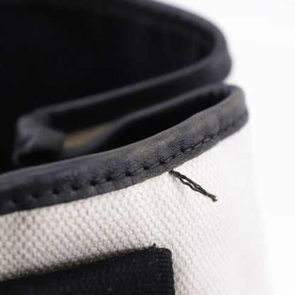 Balenciaga Cabas S Tote Canvas White/black Women's Handbag