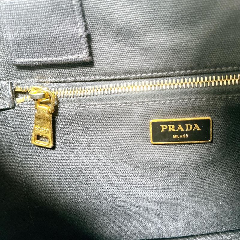 Prada Ibg642 L-size Canapa GM Tote Bag Prada Black
