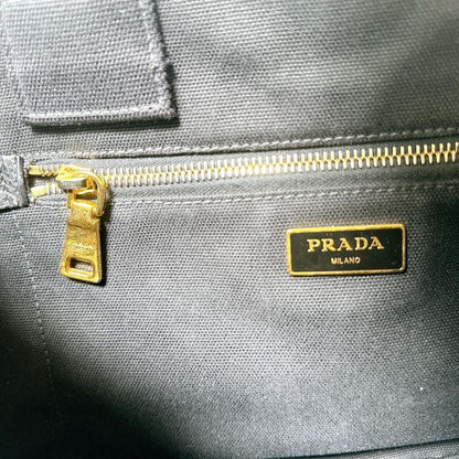 Prada Ibg642 L-size Canapa GM Tote Bag Prada Black