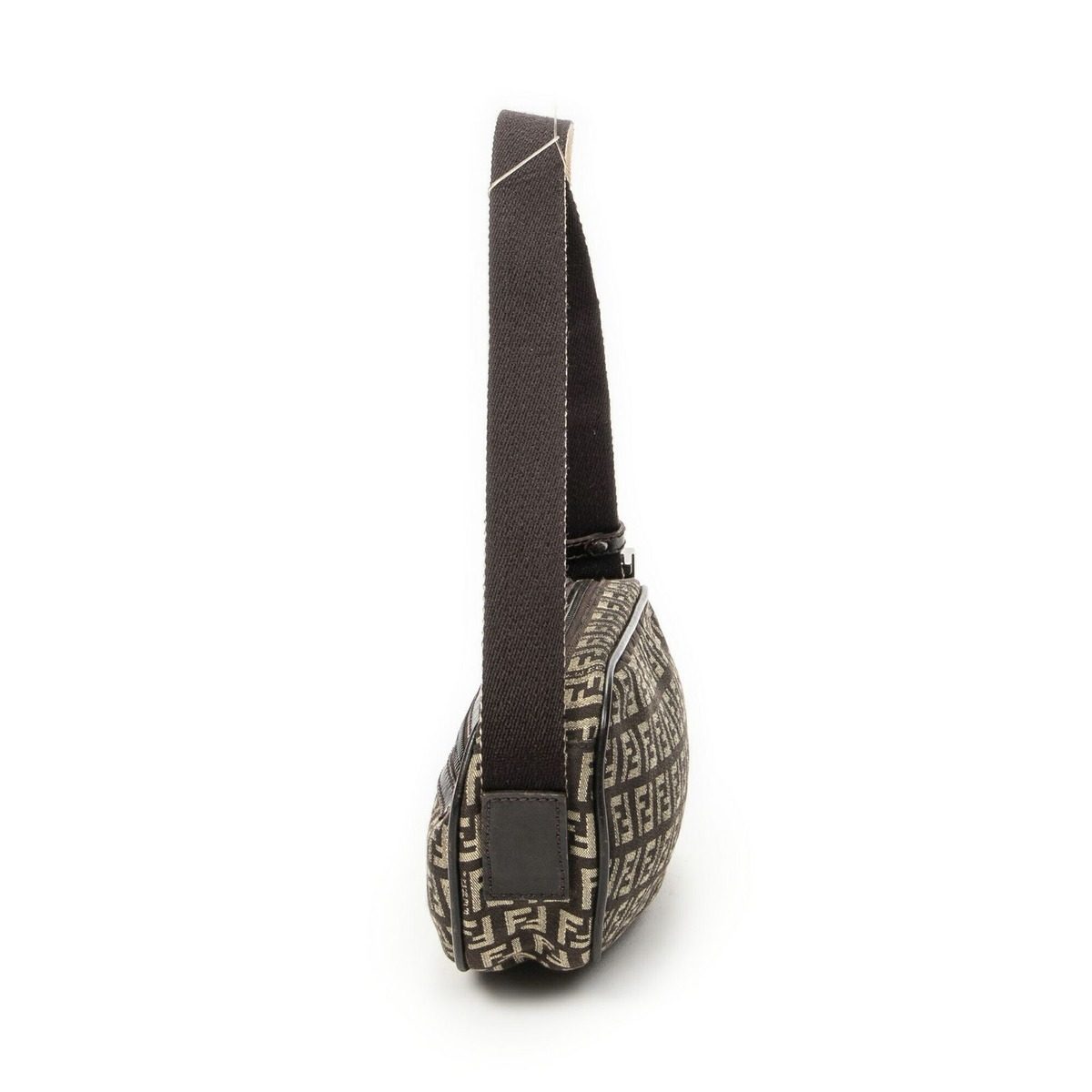Fendi Sam Crossbody Brown Zucchino Canvas — view 3