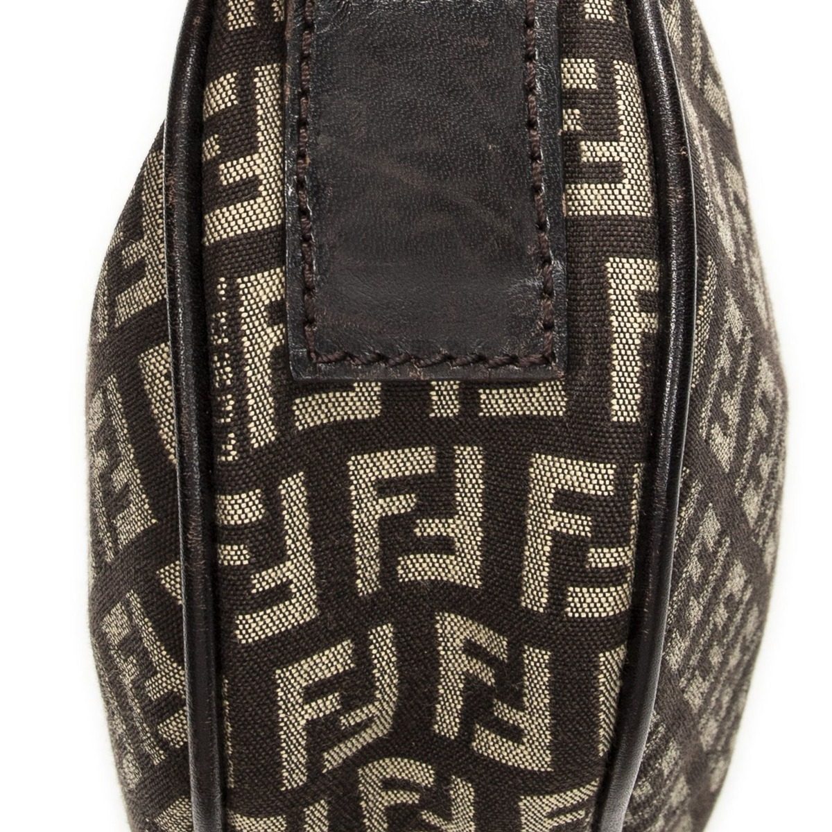Fendi Sam Crossbody Brown Zucchino Canvas — view 8