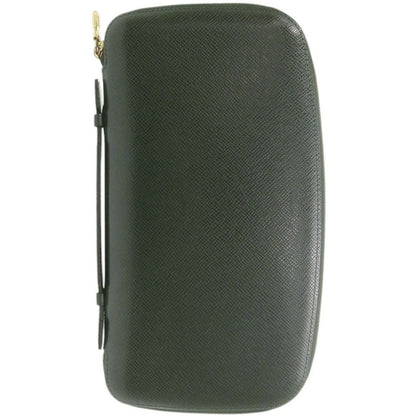 Louis Vuitton Organizer Athlete Taiga Epi Sear Wallet Green